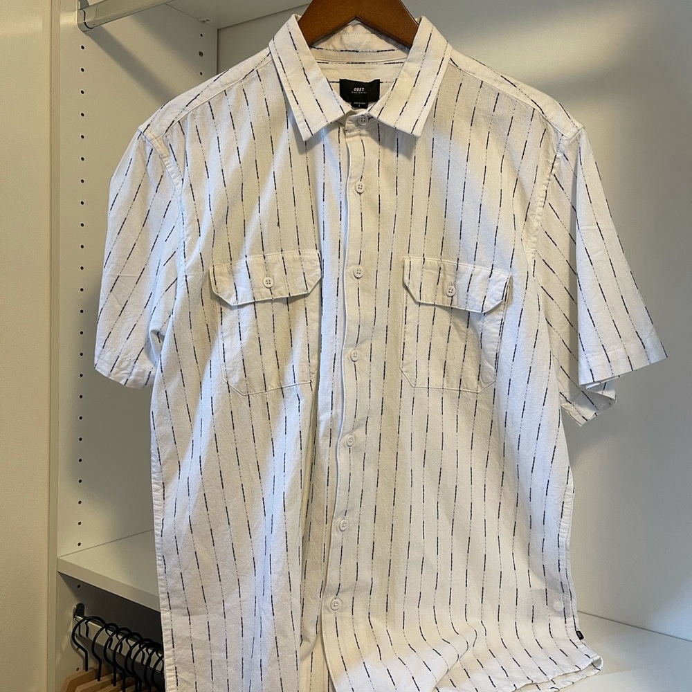 Urban outfitters (Obey) casual button down shirt
